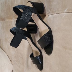 Marc New York snakeskin embossed sandals